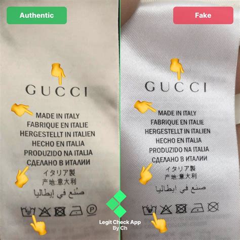 gucci wash tag